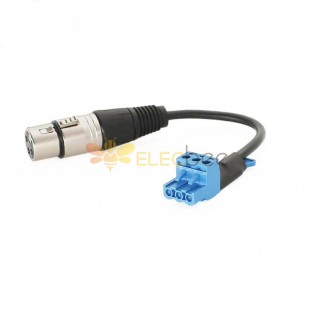 XLR Female 3 Pin To Amphenol Terminal Block Adapter Cable