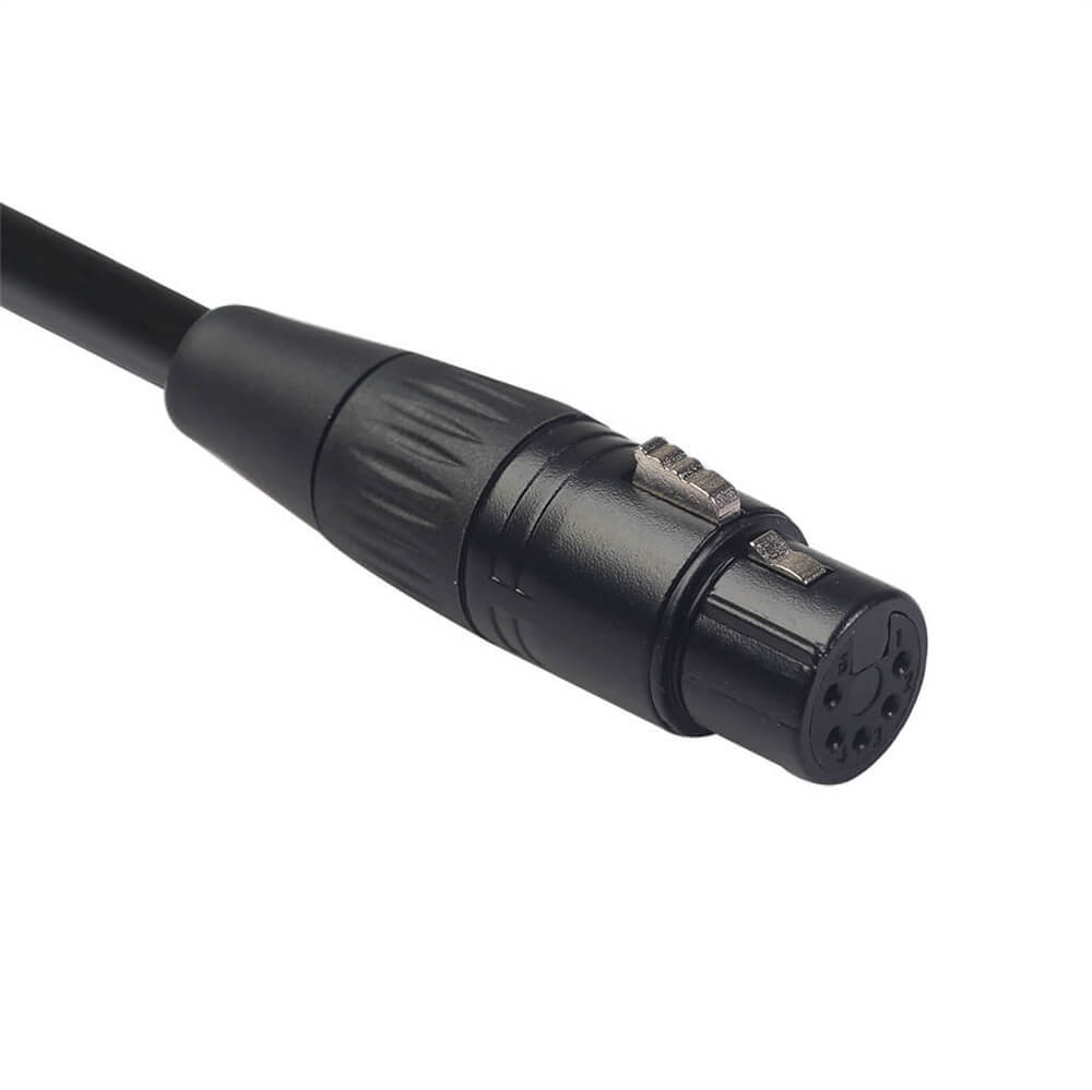 XLR 암 5핀-스테레오 잭 오디오 3.5Mm 수 평형 오디오 변환기 어댑터 케이블 0.3M