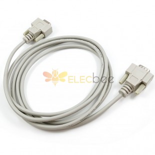 9-pin Serial COM Data Cable DB9 ذكر إلى أنثى ممتد RS232 كابل 1 متر