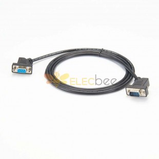 K型DB9公转DB9母CAN总线通讯电缆汽车连接线45度