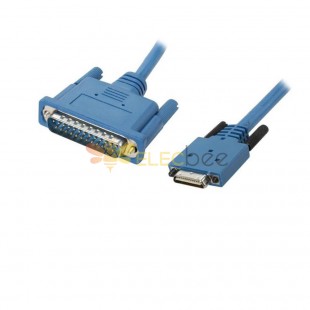 Cisco Smart Serial SCSI26-Pin Male To DB25 Male Cable Cab-Ss-232Mt 1M