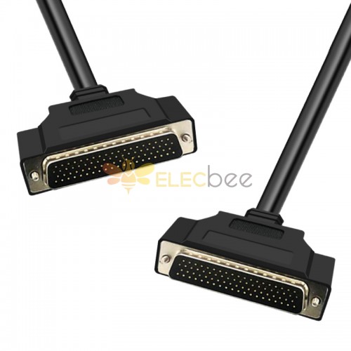 D-SUB 78P Male to Male Transmission Cable Shielded Cable with 78 Pins1 Meter
