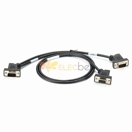 D-Sub 9Pin Female To D-Sub 9Pin Male Can Connector Cable 1M Length