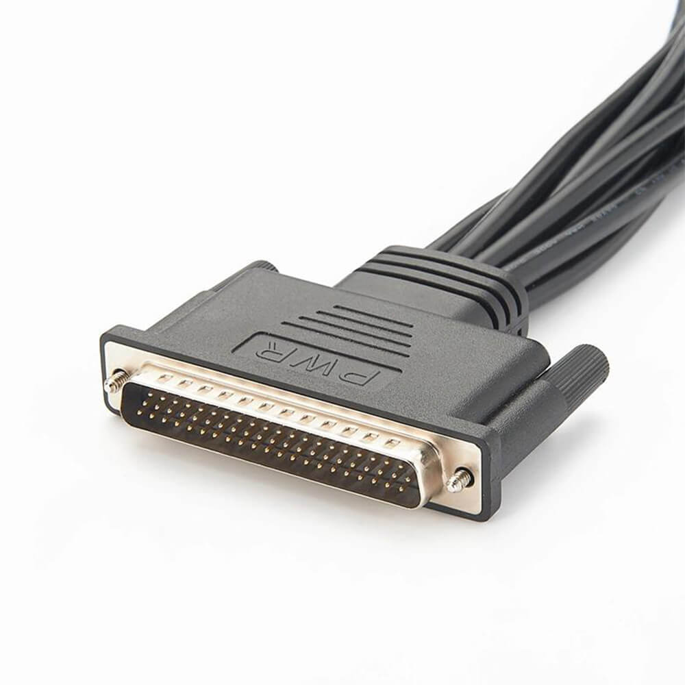 Câble de connexion DB62 mâle à 8 ports DB9 mâle 0,5 m