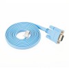 DB9 Female Serial To RJ45 Male Rollover Console Cable 2M