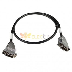 High Current Welding Connector 3W3 30A Female to Female Cable1 Meter