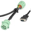 J1939 Cable Male To DB15 Male And J1939 Female Y-Splitter Cable For Calamp Jpod Can Protocol