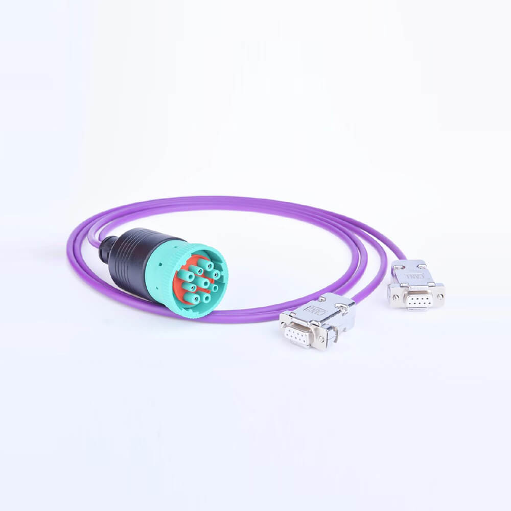 J1939 Can Cable Elecbee Connector To Dual D-Sub 9 Pin 1 Meter