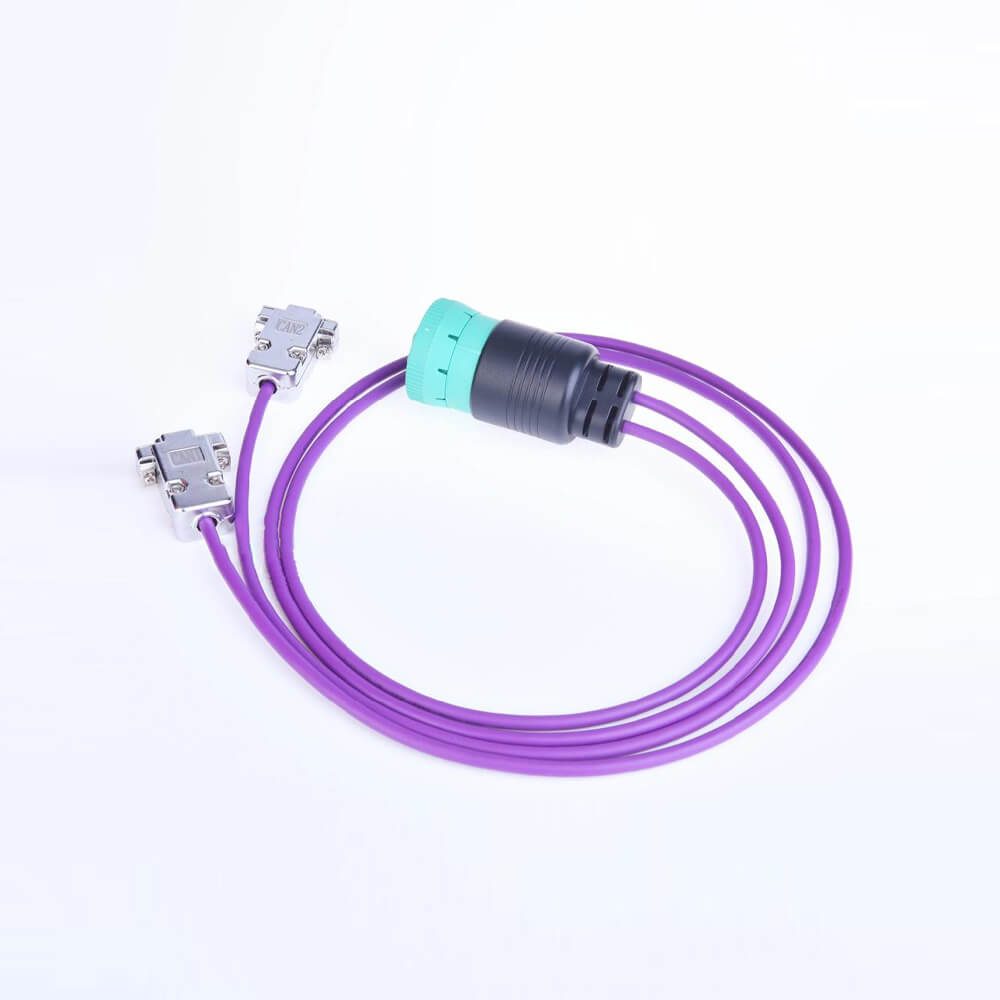 J1939 Can Cable Elecbee Connector To Dual D-Sub 9 Pin 1 Meter