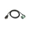 Jpod DB15 Male To Elecbee 9 Pin Male Right Angled J1939 Type 2 Connector 1M