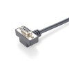Низкопрофильный вверх по кабелю серийного кабеля РС232 угла ДБ9 женскому одиночному законченному 1 метр для модема Этк блока развертки Пос
