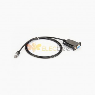 RJ12 To D-Sub 9Pin Female Straight Connector With RS232 Serial Cable 1M