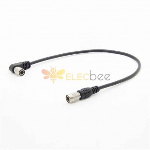 Elecbee 6 Pin Right Angle Male Plug to Straight HRS HR10A-7P-6P Cable 0.5M