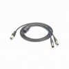 Mini XLR 3 Pin Male And Female To 6 Pin Female Elecbee Power Cable 1M