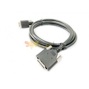 Power Supply High Flexible Towline With Lock Data Cable 1 Meter Camera Link Industrial Camera Cable Sdr 26 Pin To Mdr 26 Pin