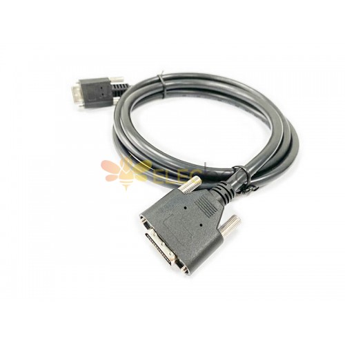 Power Supply High Flexible Towline With Lock Data Cable 1 Meter Camera Link Industrial Camera Cable Sdr 26 Pin To Mdr 26 Pin 2m