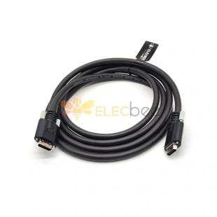 CameraLink线缆工业相机连接线SDR转SDR26P供电高柔拖链带锁数据线1米 2m
