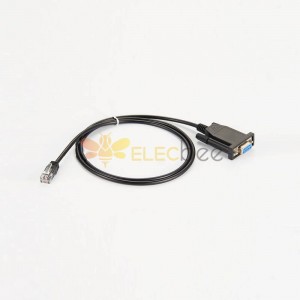 RS232 DB9Pin أنثى إلى RJ12 6P6C Lan Network Serial Console Cable 1.5M