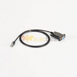 RS232 DB9Pin Female To RJ12 6P6C Lan Network Serial Console Cable 1.5M