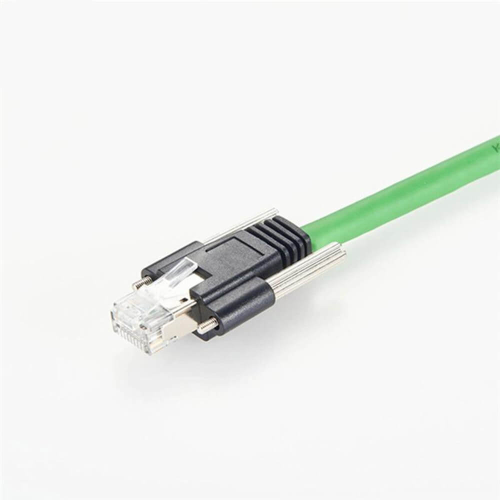 Categoría 6A Gige High Flex Cable Ethernet Gige RJ45 a RJ45 Macho 3M