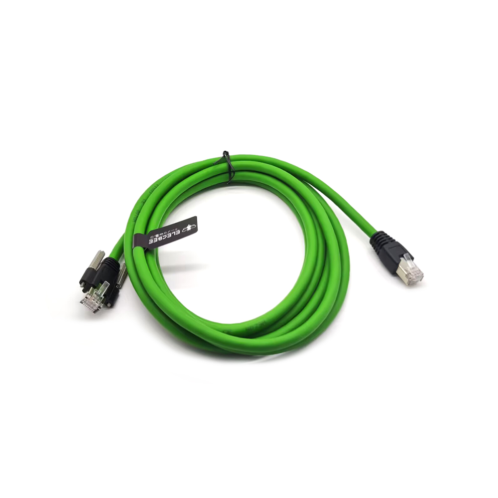 Category 6A Gige High Flex Ethernet Cable Gige RJ45 To RJ45 Male 3M