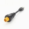 RJ45-Yellow Round Ethernet adapter cable for Simrad NSO evo2 and Zeus2 displays.