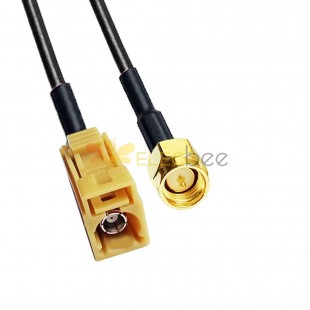 Fakra K Code Jack to SMA Plug SDARS Satellite Car Cable Adapter RG58 0.5m