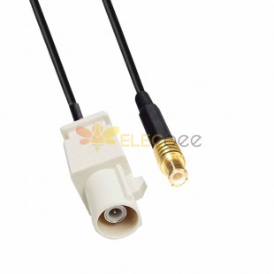 FAKRA SMB B Code Male to MCX Male Автомобильный кабель для подачи радиосигнала RG316 0,5 м