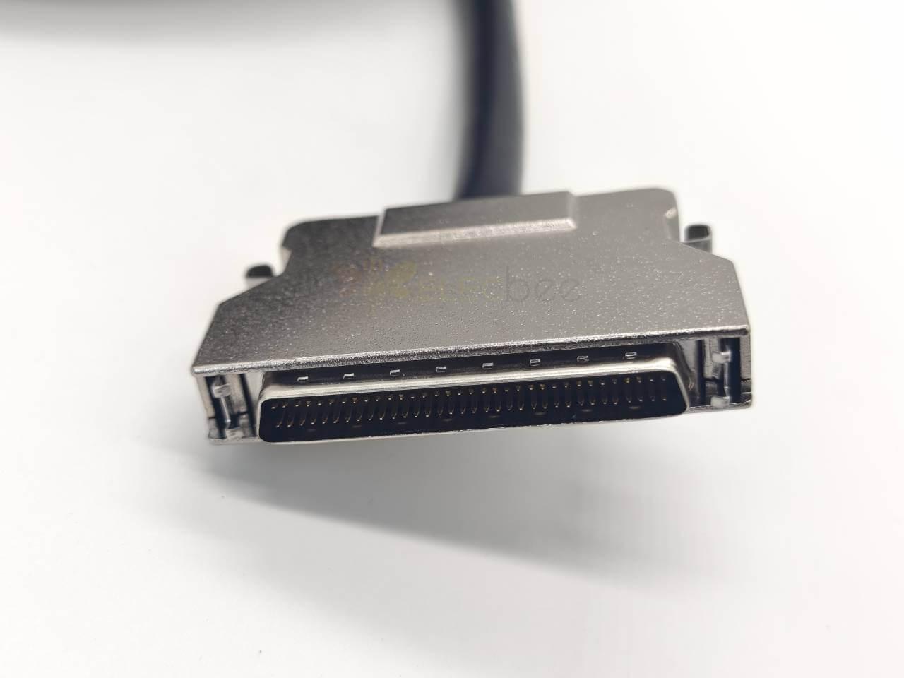 موصل SCSI 68Pin HPDB ذكر إلى HPDB 68 Pin ذكر مزلاج قفل مجال كابل قابل للتوصيل بطول 2 متر