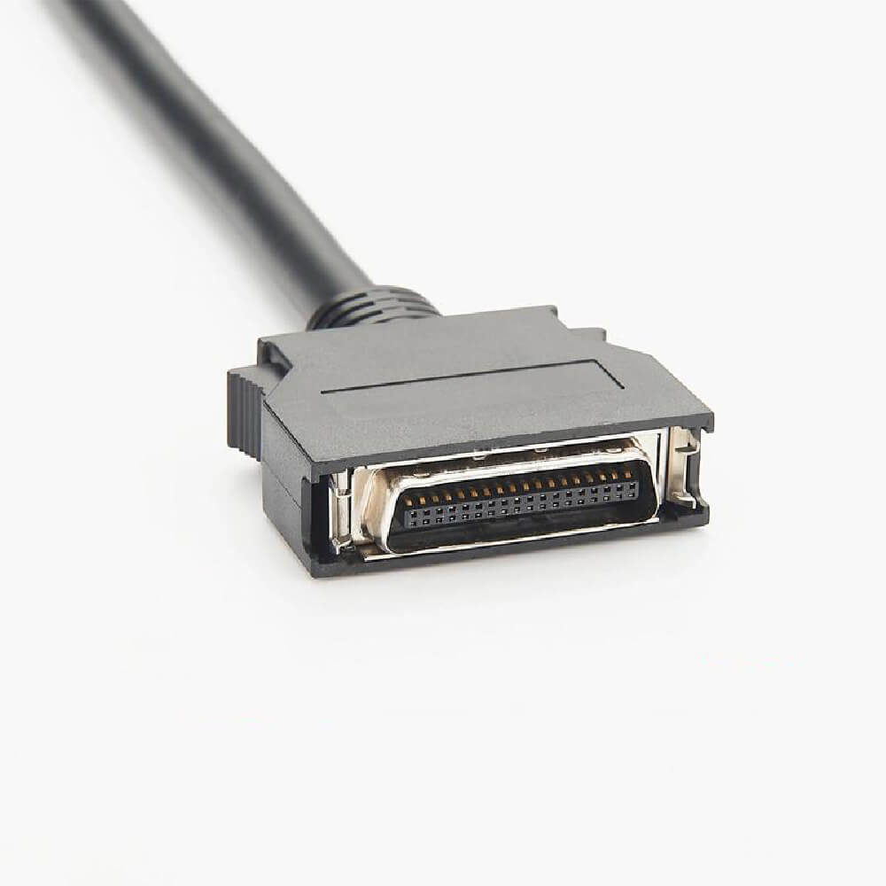 SCSI MDR 36Pin mâle à mâle Snap Type connecteur droit avec câble d\'encodeur de moteur servo 1M
