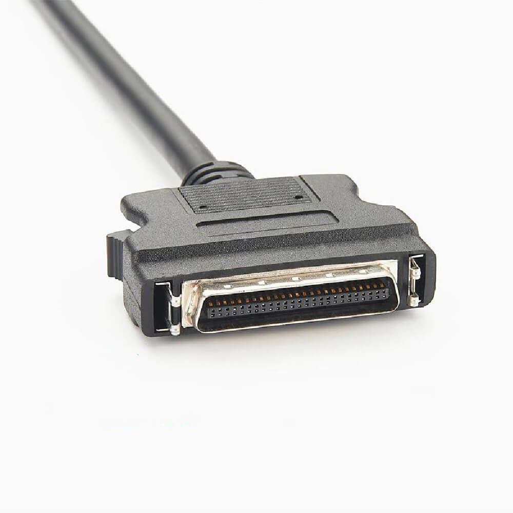SCSI MDR 50 pin maschio a maschio connettore dritto tipo a scatto con cavo 2,5 m
