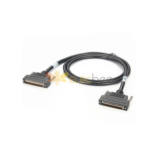 VHDCI 68Pin Droit Mâle Vers SCSI-3 Hpdp68Pin Mâle Droit Connecteur Avec Câble 1.5M