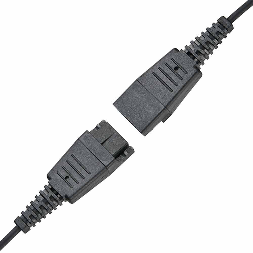 3.5MM to Quick Disconnect Headset Spliter Cable Compatible with Jabra 6.4 Training Cable