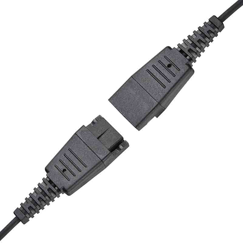 Dual 3.5MM to Quick Disconnect Headset Spliter Cable Compatible with Jabra B5 Training Cable