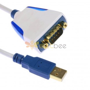 Ftdi USB - DB9 オス RS232 ケーブル US232R-10-Bulk 10cm