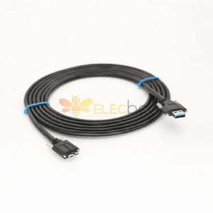 Machine Vision USB 3.0 Cable Micro-B Plug 3M