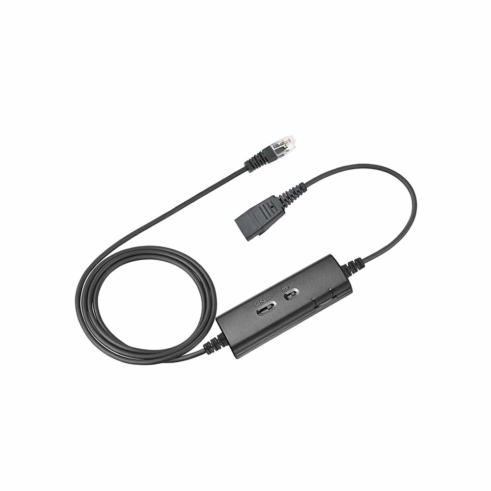 RJ9 to Quick Disconnect Headset Cable With Mute Button Compatible with Jabra B4 Training Cable