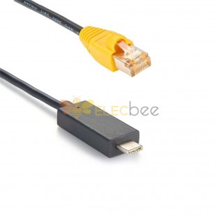 Cable inversor de energía solar RS485 USB tipo C a RJ45 macho 1M