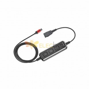Type C to Quick Disconnect Headset Spliter Cable Compatible with Jabra B20 Training Cable