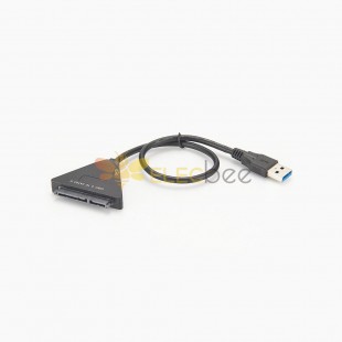 USB 3.0 オス - SATA III メス ケーブル 0.1M
