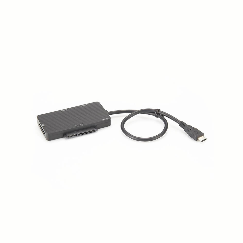 USB 3.1 2 포트 암-USB Type-C 수 허브 카드 판독기 Sata Iii 콤보 어댑터 케이블 0.1M