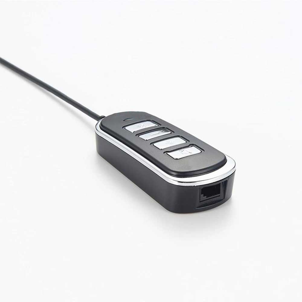 USB2.0 type-A转RJ9转接头头戴式耳机控制线1m
