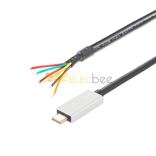Câble Uart haute vitesse USB Type C Câble à extrémité unique 1M