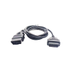 Автомобильный удлинительный кабель OBD между мужчинами и женщинами 16 Pin OBD2 диагностический инструмент удлинительный кабель 1,5 м