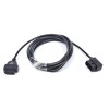 L Type OBD Extension Cable Male To Female Automobile OBD2 5 Meter 16 Pin