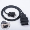 OBD2 16 Pin Male To DB9 Female Rs232 OBD2 Cable Length 1.1M