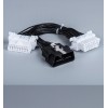 Toyota Automobile OBD2 Extension Cable Female To Male And Female 15Cm