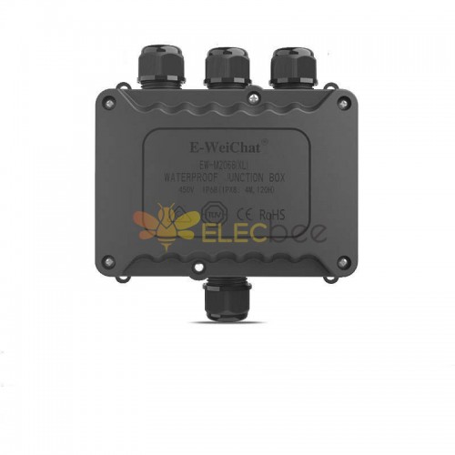 M2068Xl-4T (9-12Mm) IP68 Four-Way Waterproof Junction Box With Terminals Outdoor Cable