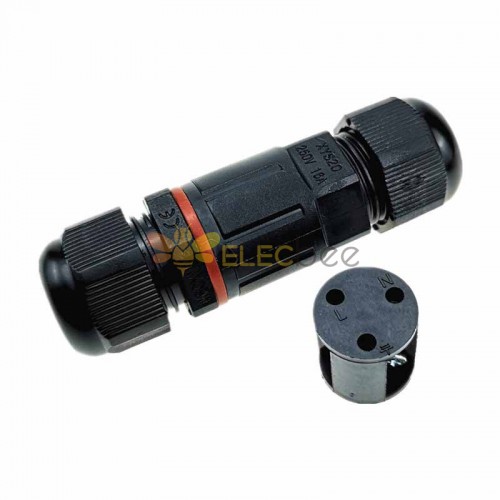 IP68 3P Waterproof Outdoor Connector Electrical Wire To Wire Cable Connector XYS20-3P