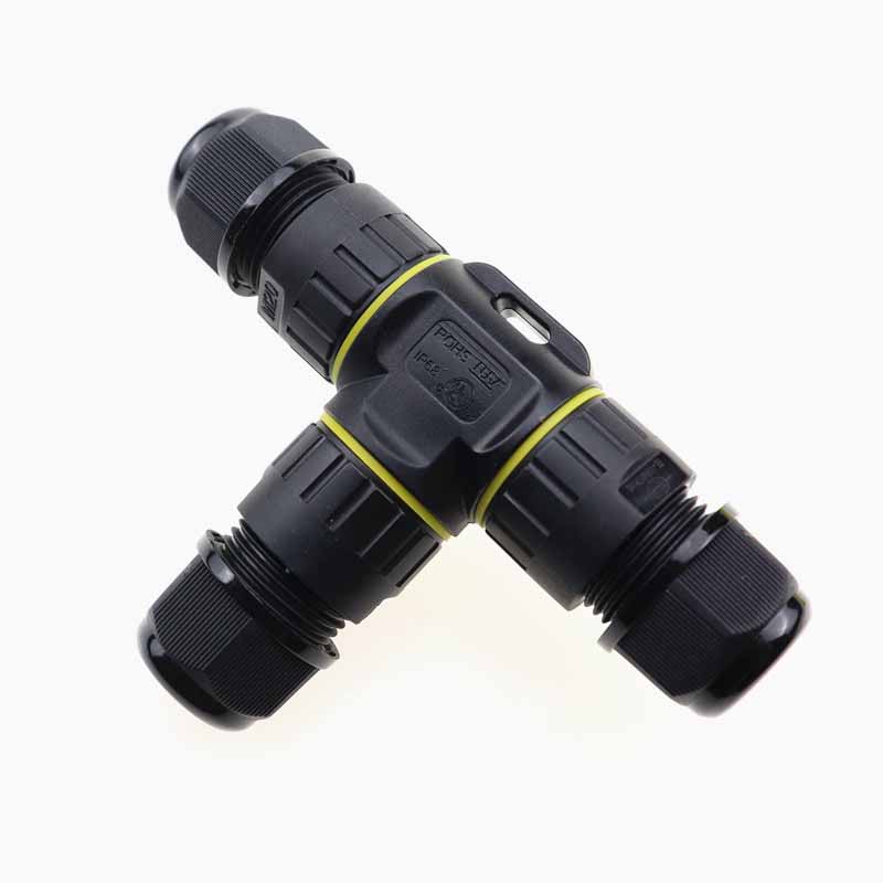 M682 PG9/M16 Small Ip68 2 Pin Wire Waterproof Cable Connector